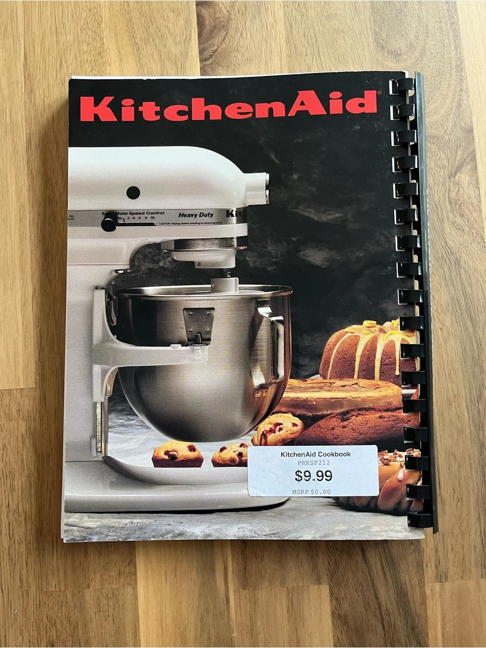 Vintage 1992 KitchenAid Cookbook Spiral Bound Illustrated